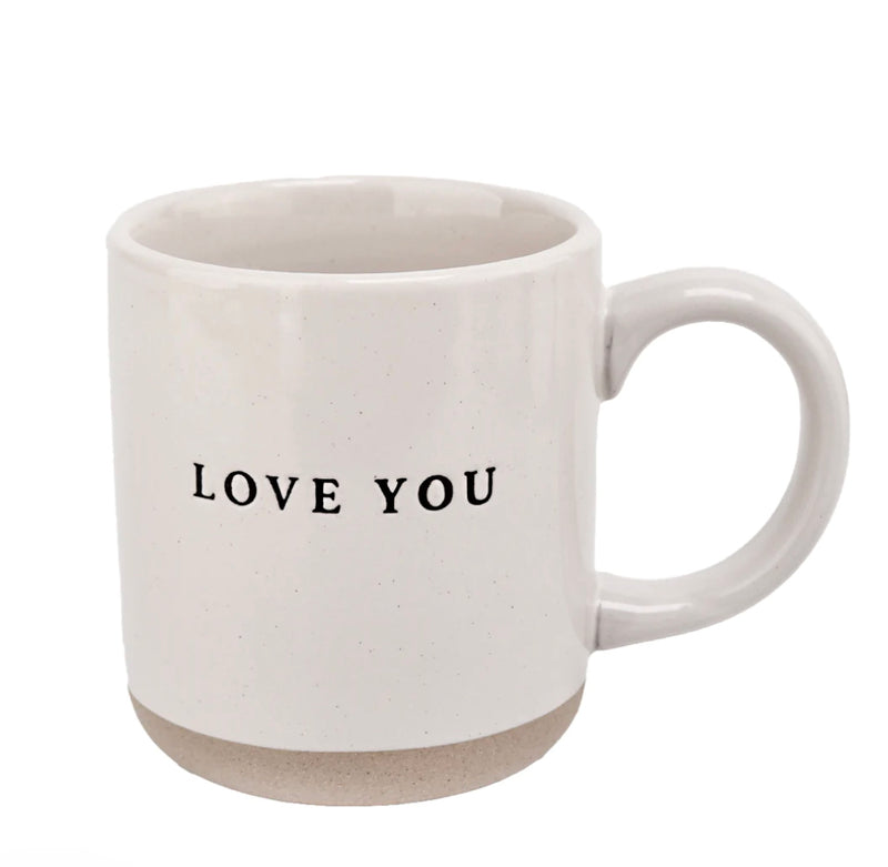 Tasse à café à en grès- Love you