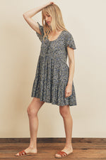 Beyond Words Mini Dress - Night Indigo