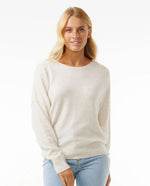 Pull en tricot doux Emily - Ecru Marle