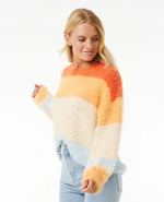 Chandail en tricot Sunrise Sessions - Orange