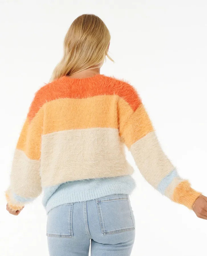 Sunrise Sessions Knit Sweater - Orange