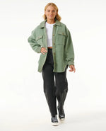 Shacket en polaire High Tide - Sage