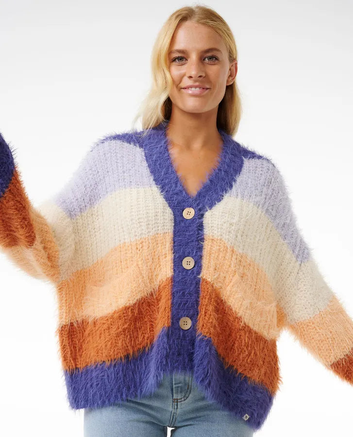 Cardigan ligné The Search - Multicolor