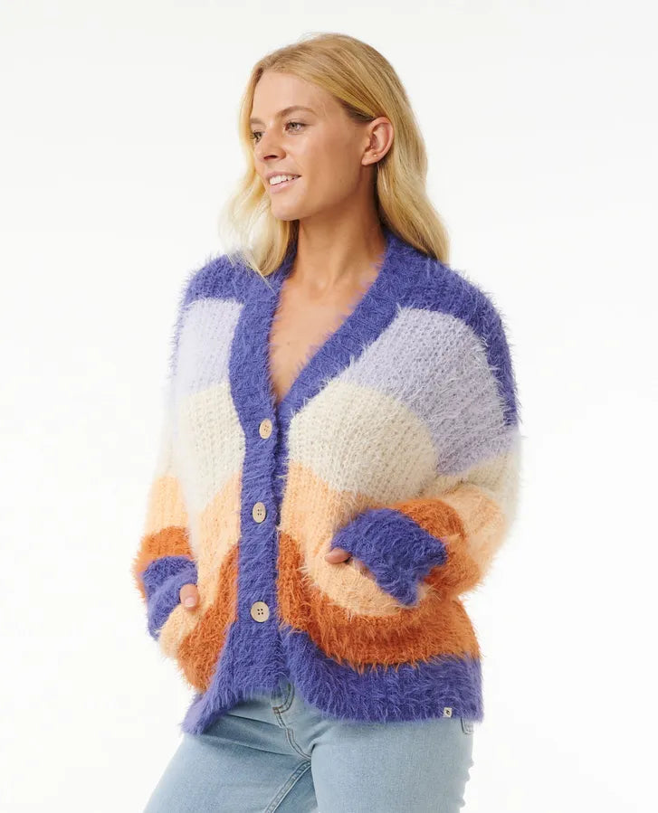 Cardigan ligné The Search - Multicolor