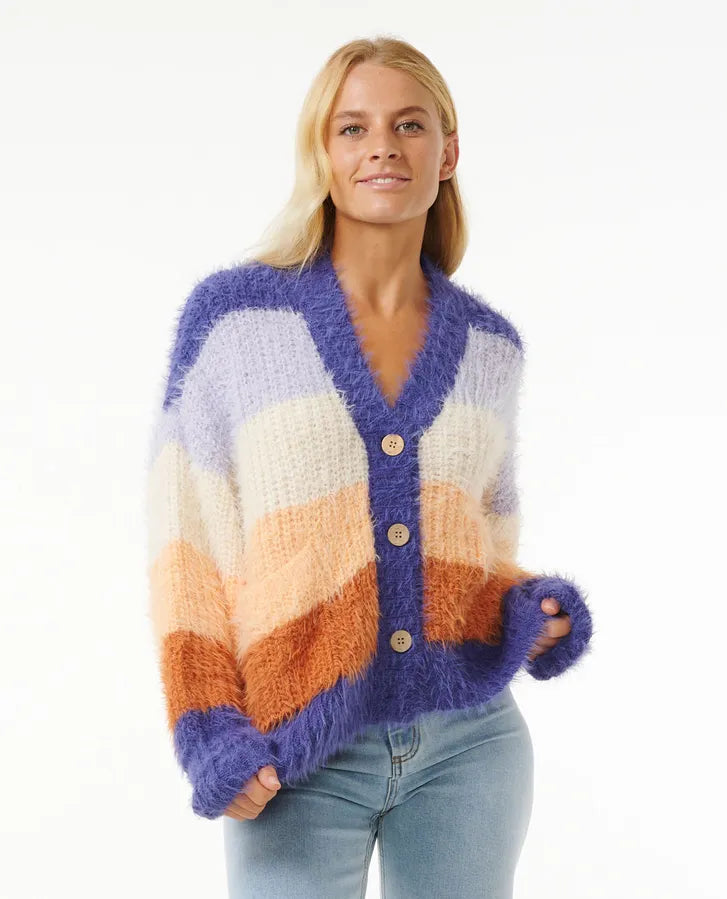 Cardigan ligné The Search - Multicolor