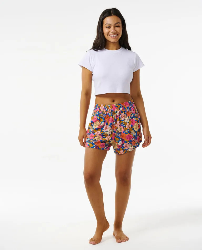 Kamari fabric shorts - Multicolor