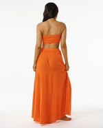 Premium Surf Maxi Dress- Bright Orange