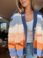 Cardigan ligné The Search - Multicolor