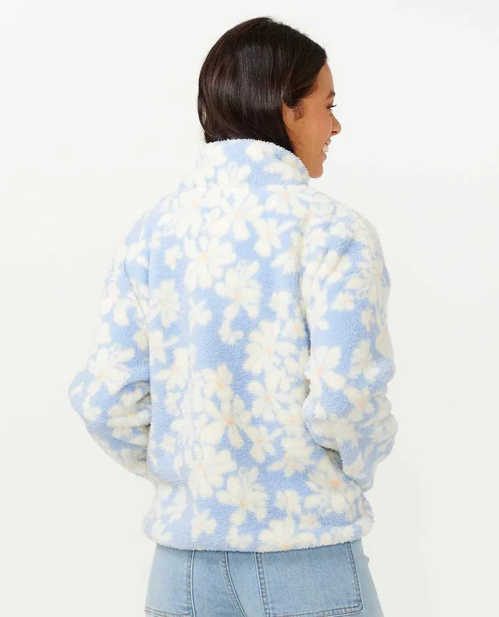 Desert Dreams Fleece Jacket - Mid Blue