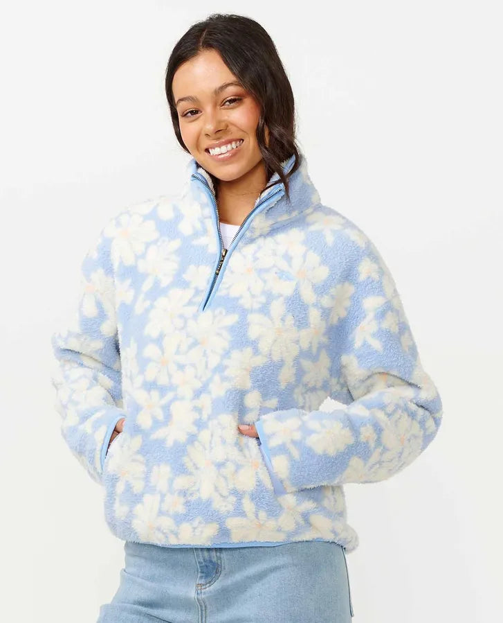 Desert Dreams Fleece Jacket - Mid Blue