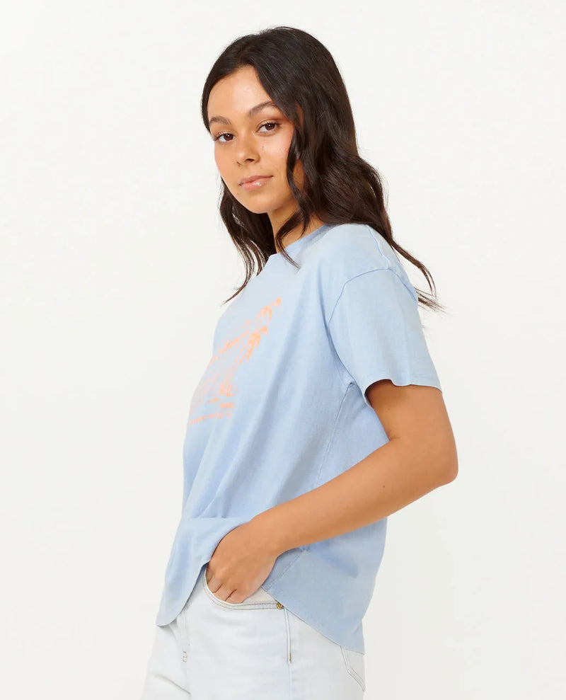 T-Shirt Caribbean - Mid Blue