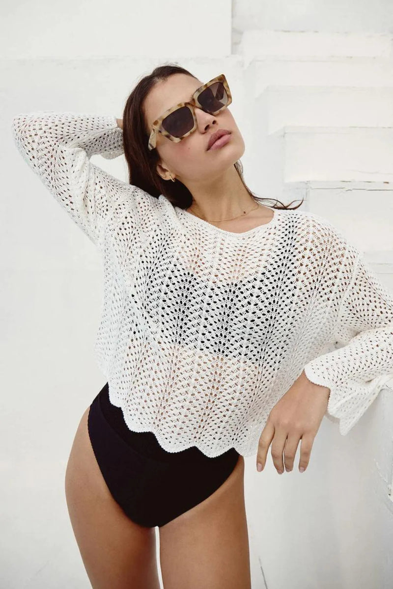 Tricot en crochet Donovan - Sandstone