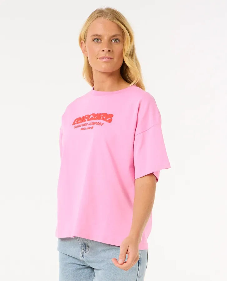 t-shirt imprimé Puff - Pink