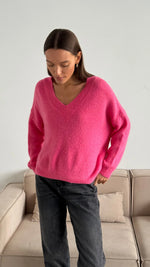 Pull en Alpaca April - Candy Pink