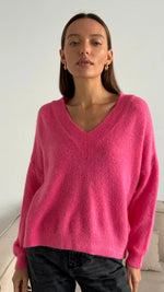 Pull en Alpaca April - Candy Pink