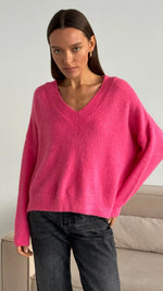 Pull en Alpaca April - Candy Pink