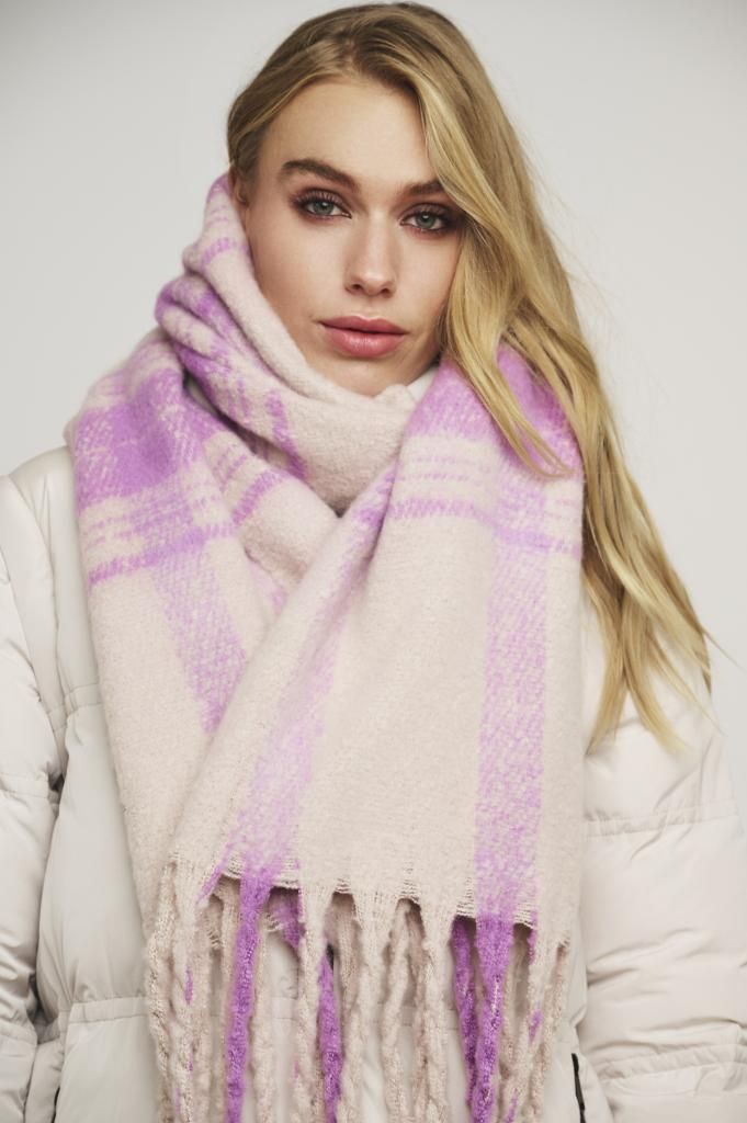 Aria Scarf - Powder Orchid