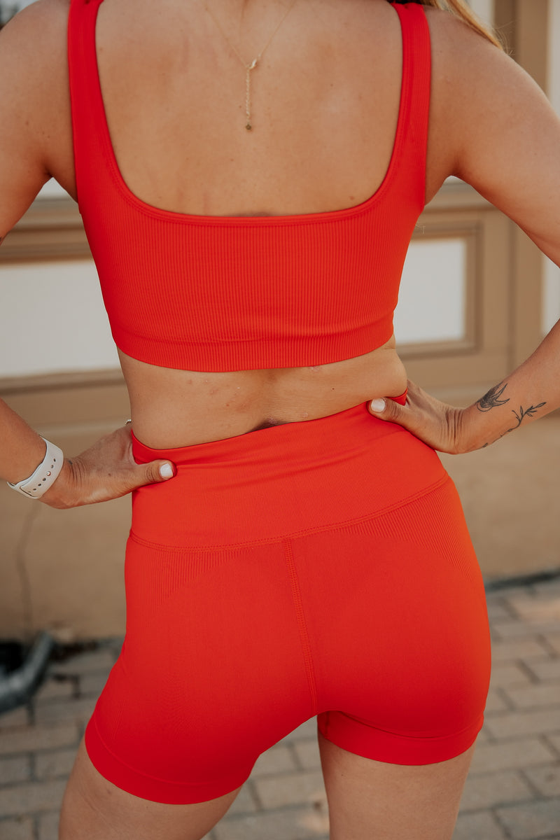 Brassière de sport seamless , carrée - Coconut Cream