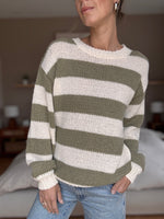 Anders Stripe Knit Sweater - Willow