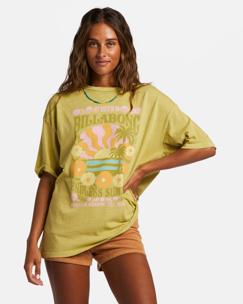 T-Shirt Oversized Endless Summer - Seaweed