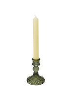 Glass candlestick - Green