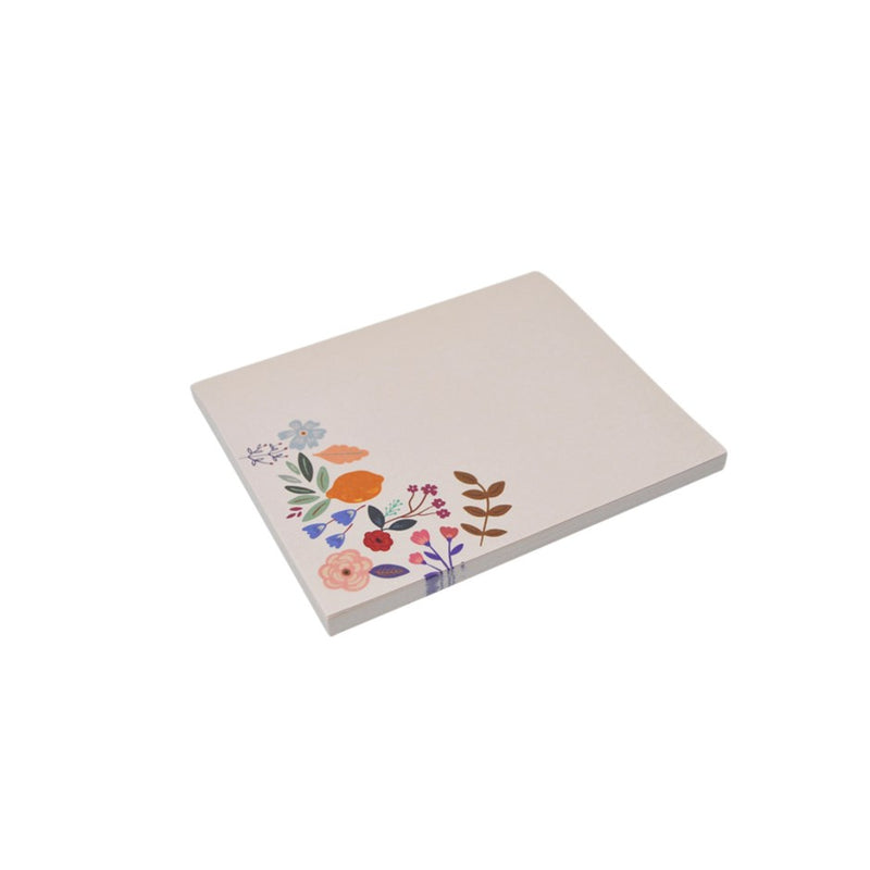 Floral adhesive notes
