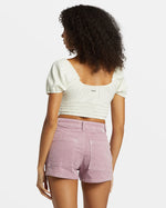 Short en corduroy Free Fall - Lilac Fog