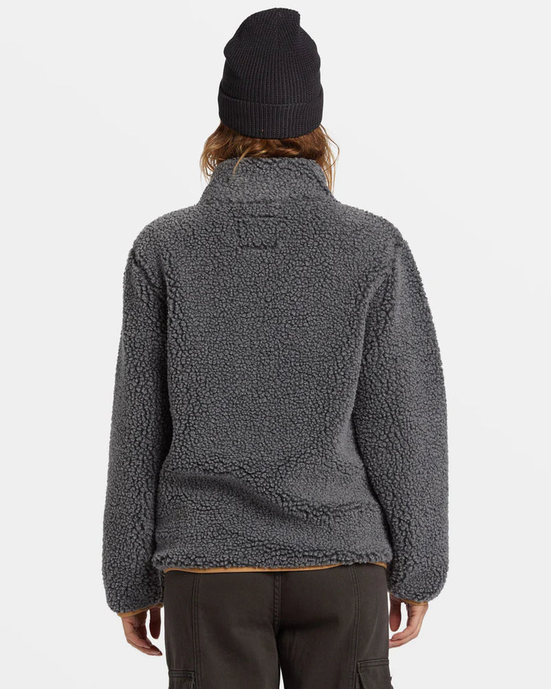 Horizon Sherpa Half-Zip Jacket - Charcoal