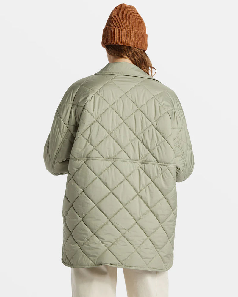 Manteau Transport Shacket - Seagrass