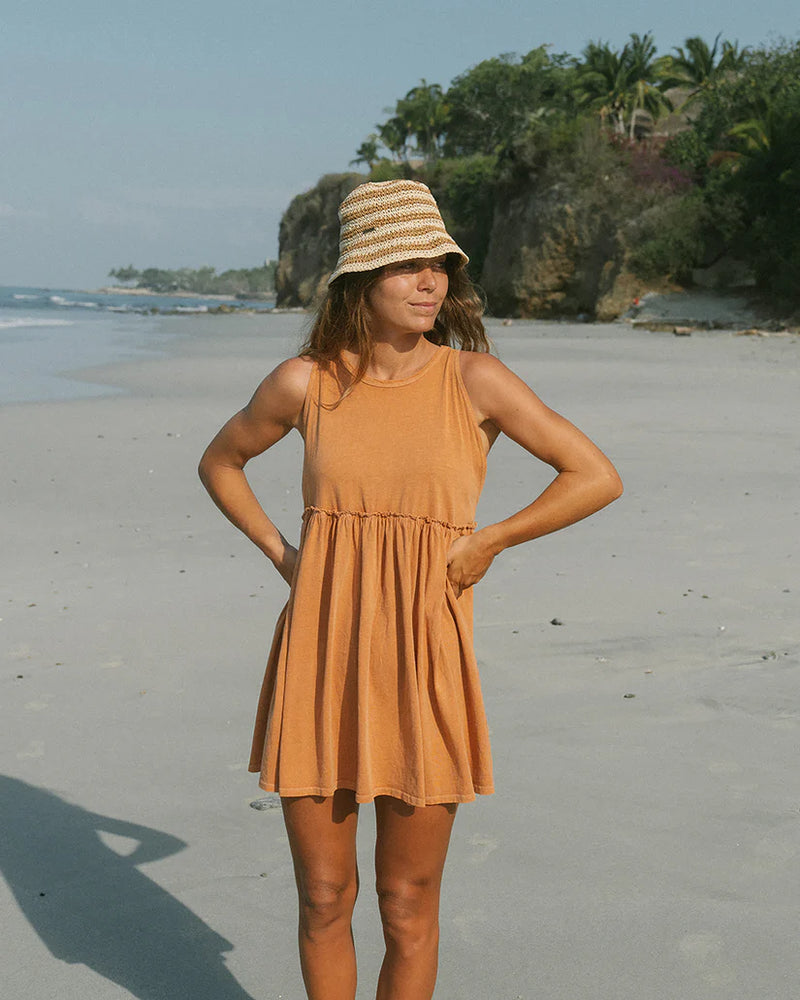 Seaside Mini Dress - Toffee
