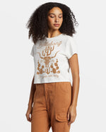 T-Shirt Crop Go Your Own Way - Salt Crystal