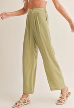 Pantalon plissé - Sage Mint
