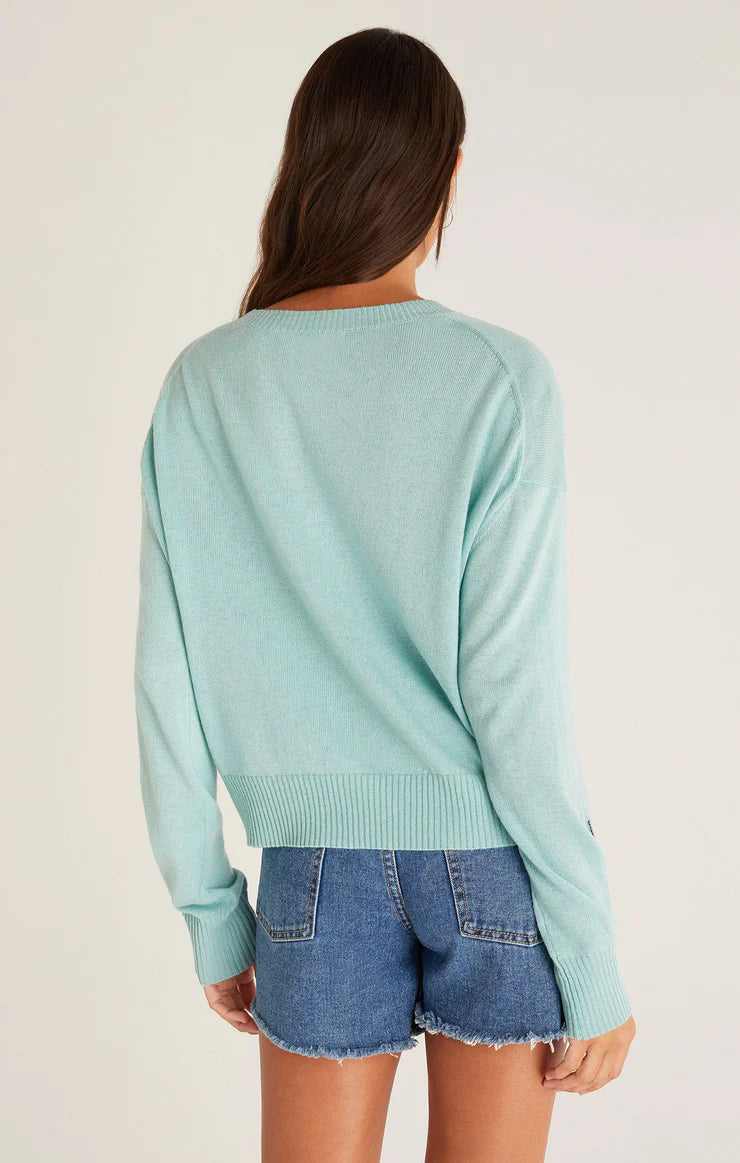 Vacay Sweater - Oasis Blue