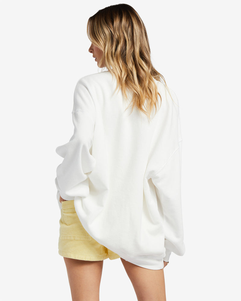 Chandail Crewneck Ride in - Salt Crystal