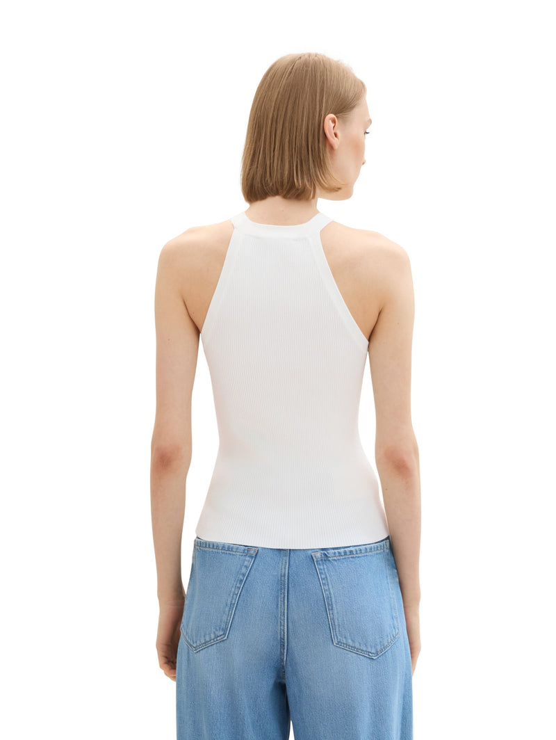 Ribbed Knit Cami - Off White