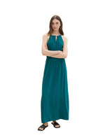 Halter Neck Maxi Dress - Rough Green