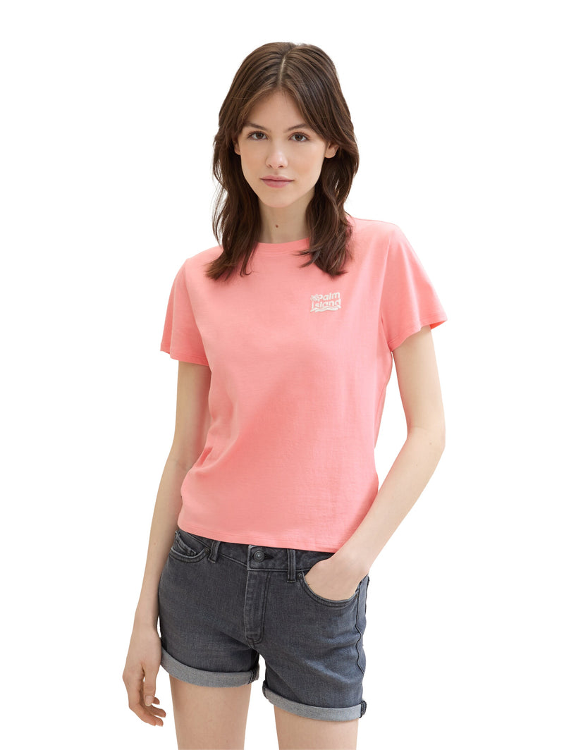 T-Shirt Palm Island - Shell Pink