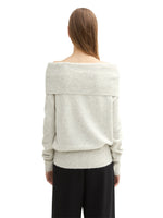 Carmen Knit Sweater - Marble Beige Melange