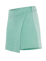 Jupe short piqué Kate - Green