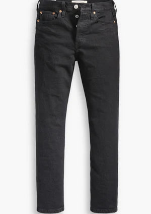 Wedgie Straight Jeans - Black Sprout