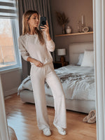 Pantalon Tessa Cozy - Light Oatmeal