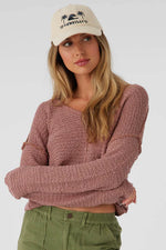 Marina Knit Sweater - Burlwood