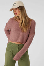 Marina Knit Sweater - Burlwood