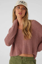 Marina Knit Sweater - Burlwood