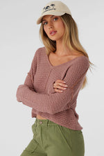 Marina Knit Sweater - Burlwood