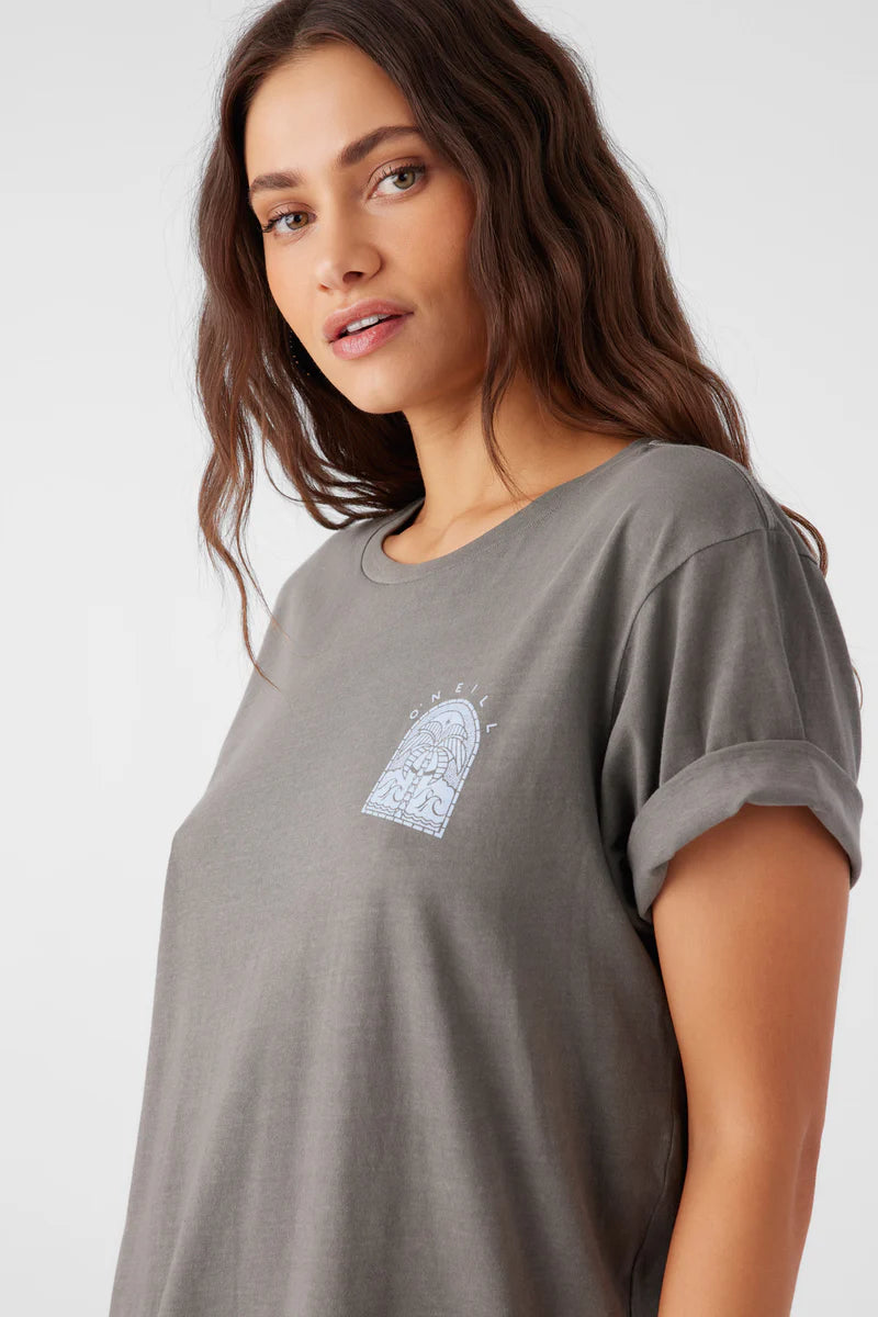 T-Shirt en coton doux Coco Dreaming - Smoked Pearl