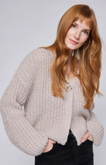 Cardigan Ilene - Heather Pearl