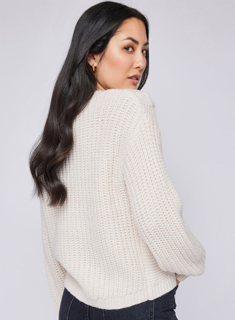 Octavia Knit Sweater - Cream