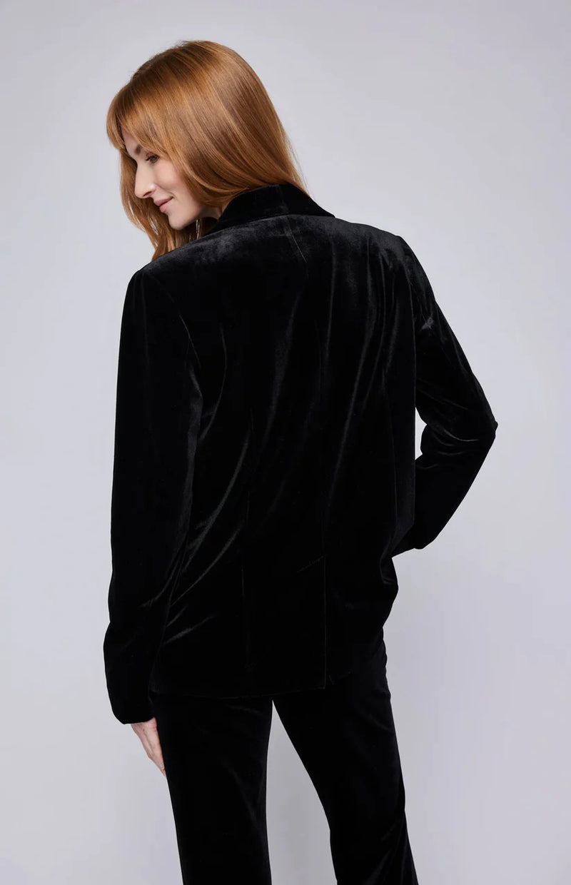 Caroline Velvet Jacket - Black