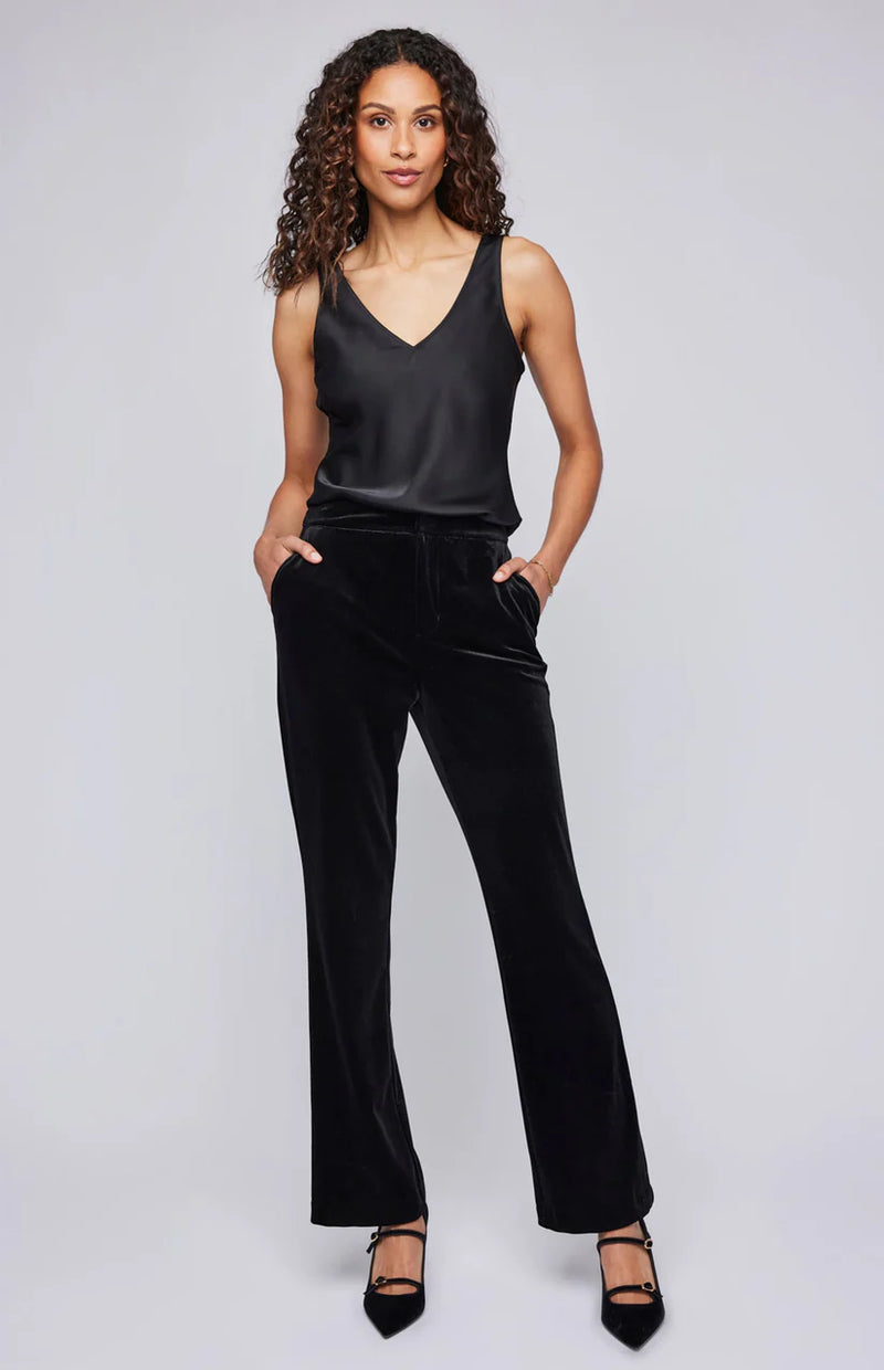 Alice velvet pants - Black